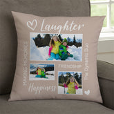 Lofaris Perfect Photo Custom Throw Pillow With Text Gift